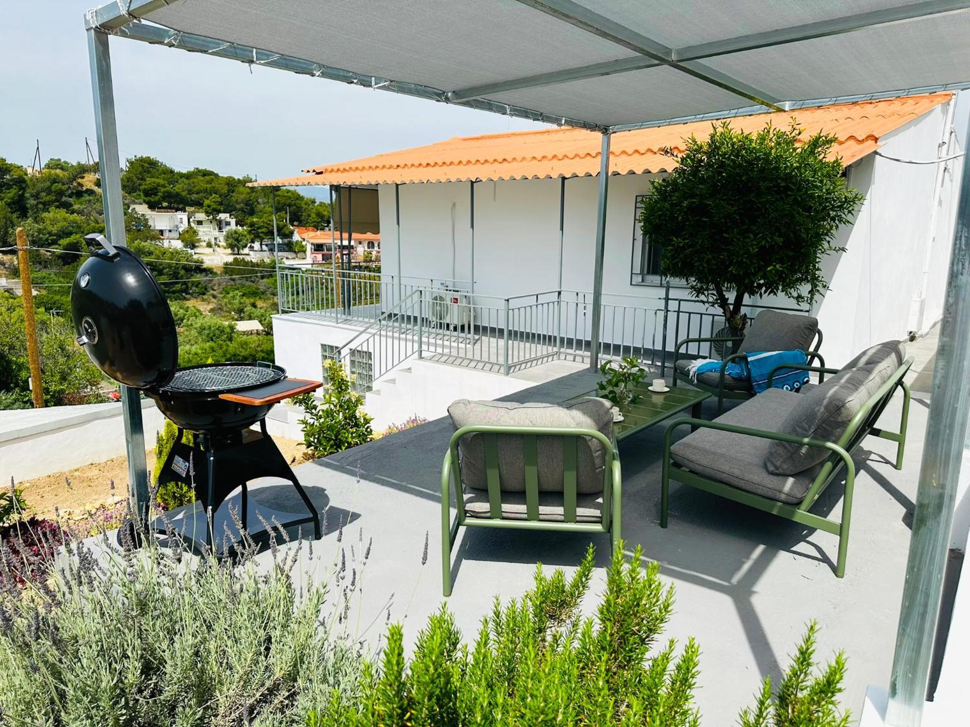 Oceanus Summer House Salamís Exterior foto